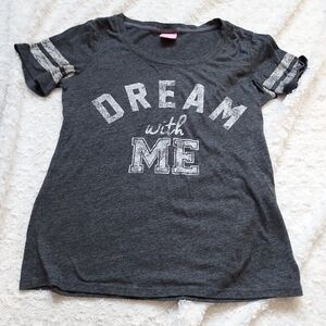 Jenni Comfy Charcoal Dream With Me Print Pajama Top XS Loungewear